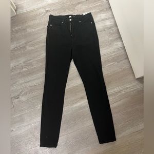 Good American Jet Black Skinny Jeans - Size US 10 or 30